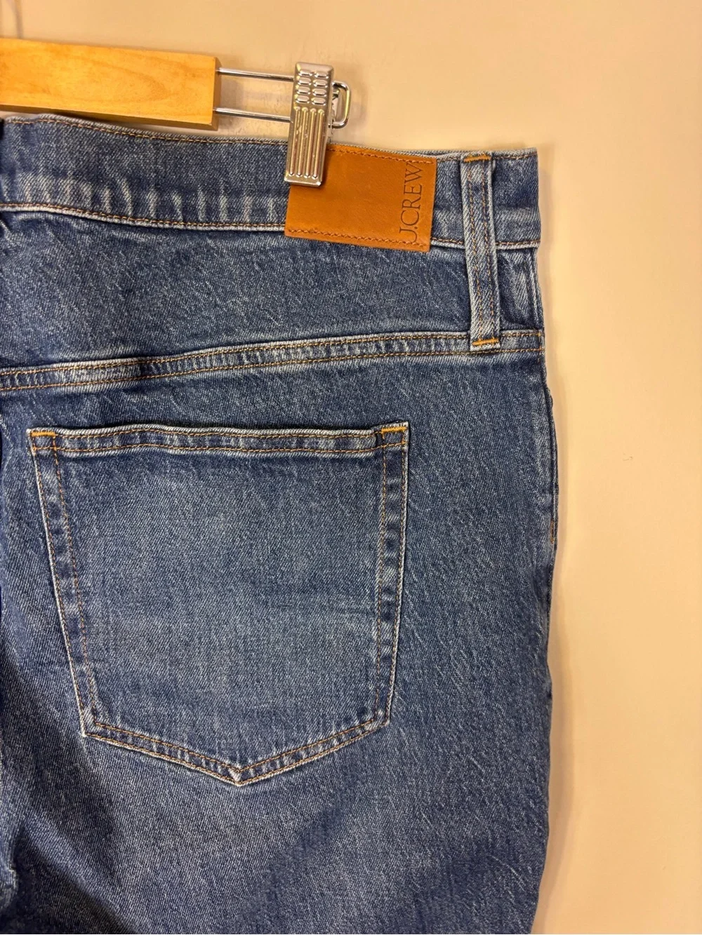 J. Crew 10” Demi Bootcut Cropped Jeans in Medium Blue Denim 34